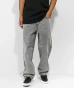 Empyre Loose Fit Scramble Grey Skate Jeans