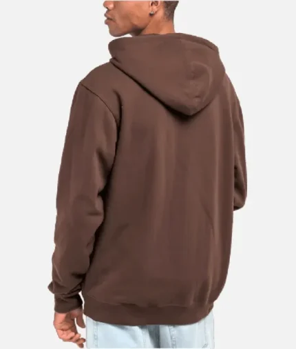 Empyre Sidebar Dark Brown Zip Hoodie